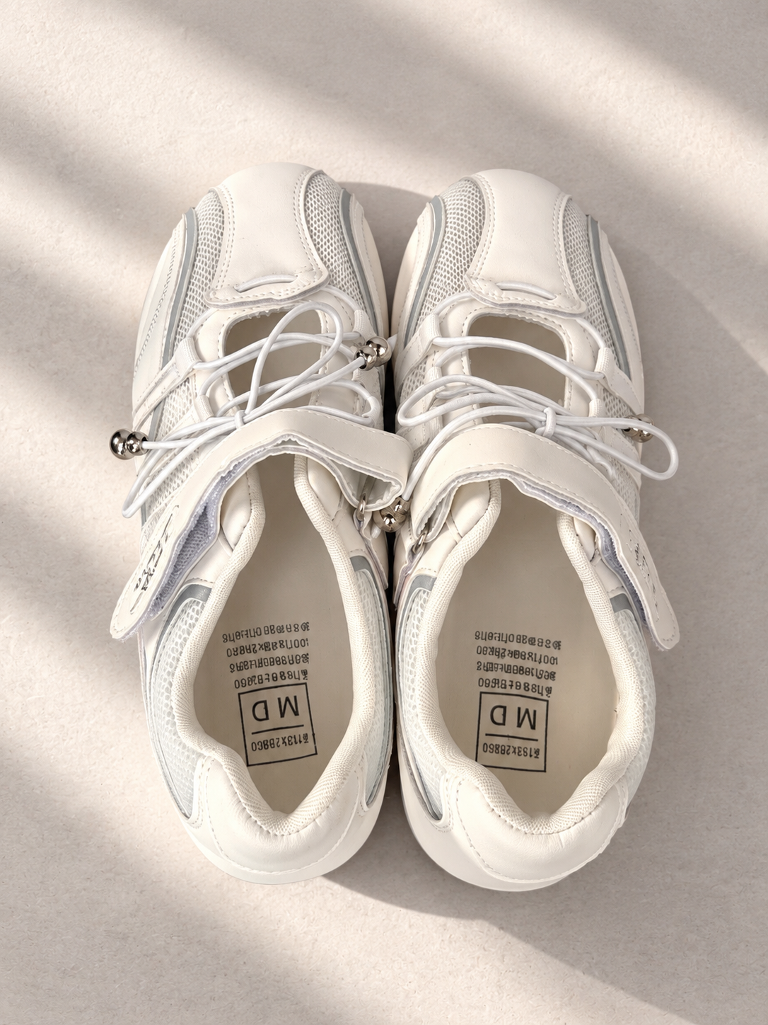 WHITY – Basket ballerine blanche